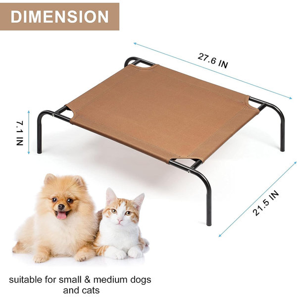 Tucker Murphy Pet™ Elevated Dog And Cat Bed Portable Elevated Pet Bed